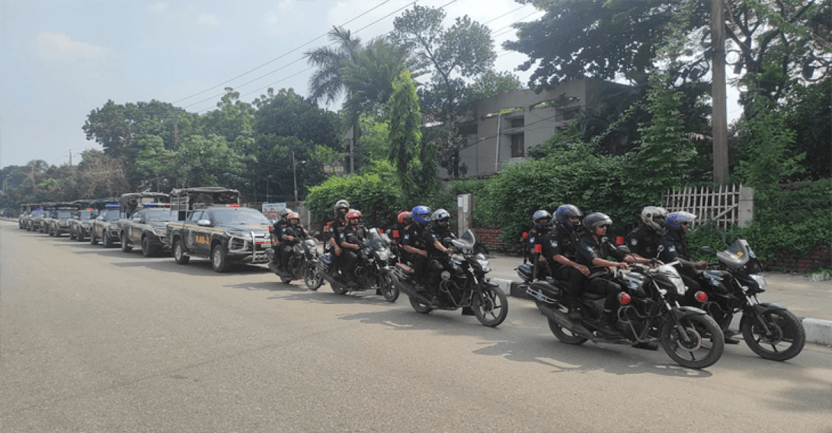 দেশে র্যাবের ৪২৮ টহল দল মোতায়েন