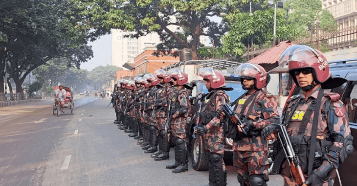 দেশে ২৩৩ প্লাটুন বিজিবি মোতায়েন