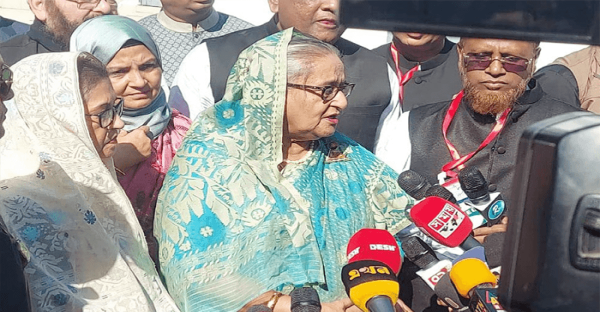 নাশকতা করে নির্বাচন বানচাল করতে চাইলে কারো ক্ষমা নেই: প্রধানমন্ত্রী
