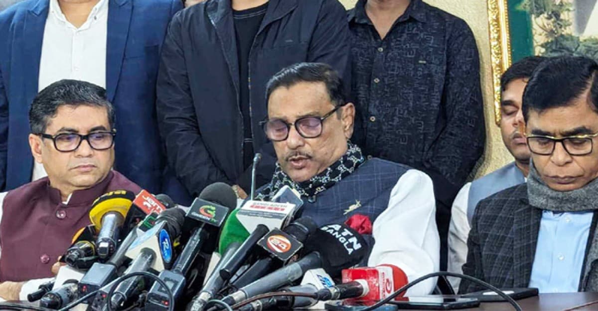 আন্দোলনে ব্যর্থ হয়ে লিফলেট বিতরণ করছে বিএনপি: কাদের