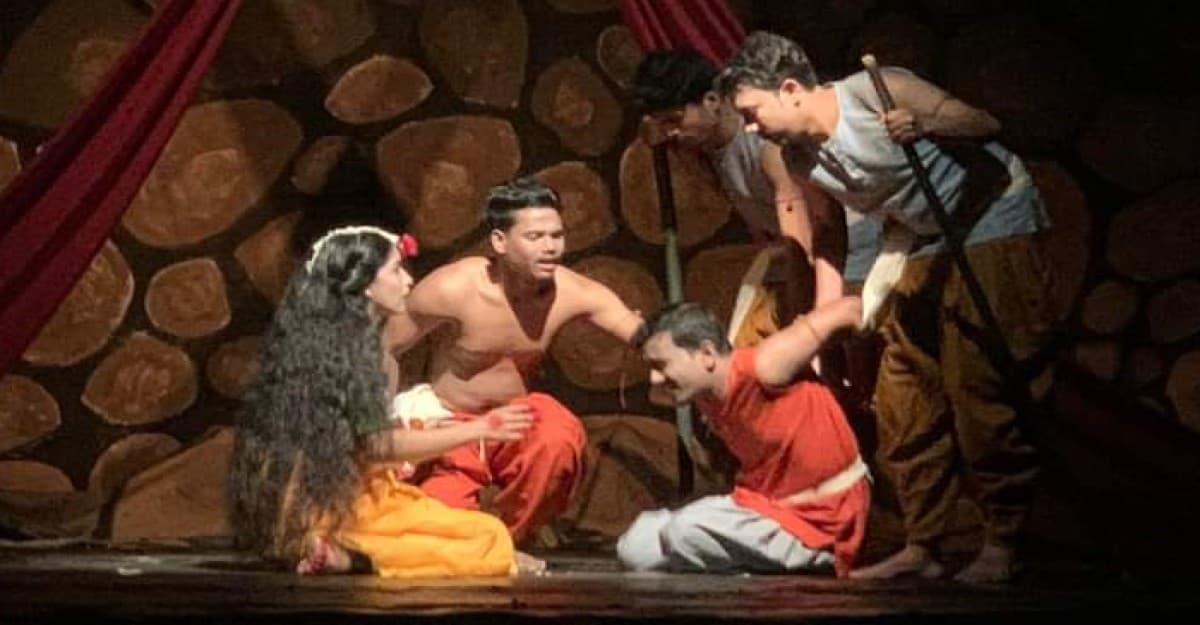 জাবির মুক্তমঞ্চে রবি ঠাকুরের 'রক্তকরবী'