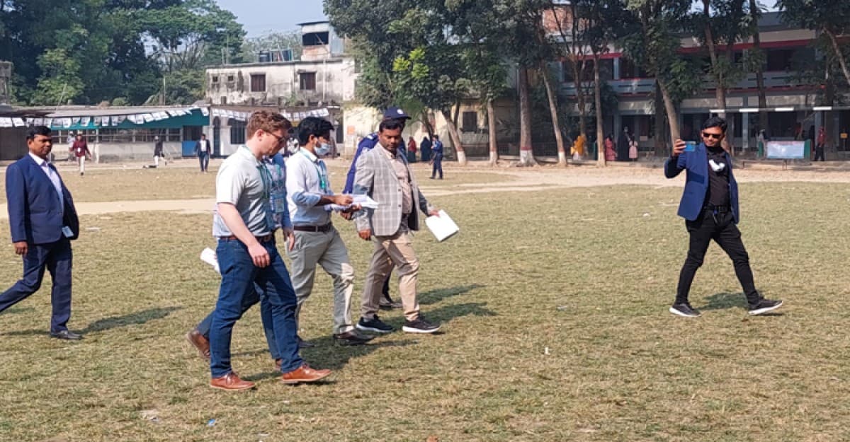 গাজীপুরে যুক্তরাষ্ট্রের প্রতিনিধি দল