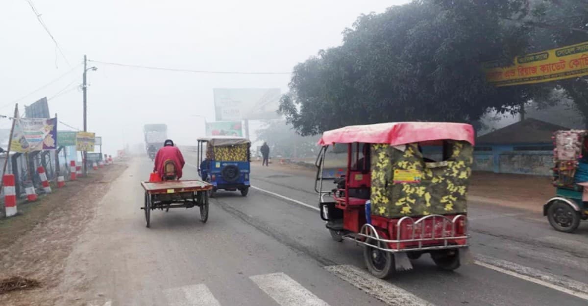 তীব্র শীতে জুবুথুবু পঞ্চগড়ের মানুষ
