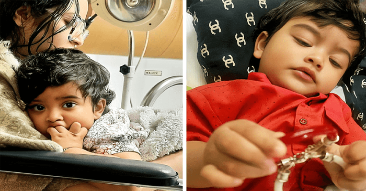 ছেলেকে নিয়ে চিকিৎসার জন্য দেশের বাইরে পরীমণি