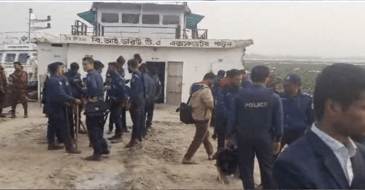 বিআইডব্লিউটিএ'র উচ্ছেদ অভিযানে হামলা, আহত ৮