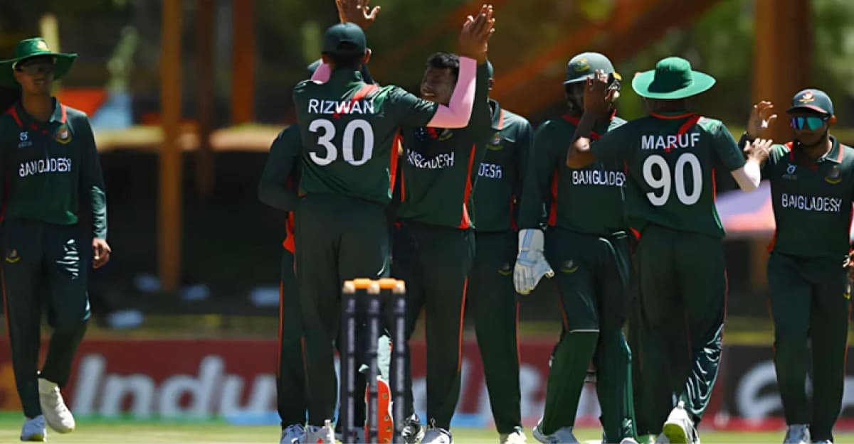 ব্যাটিং ব্যর্থতায় বিশ্বকাপের স্বপ্নভঙ্গ বাংলাদেশের যুবাদের