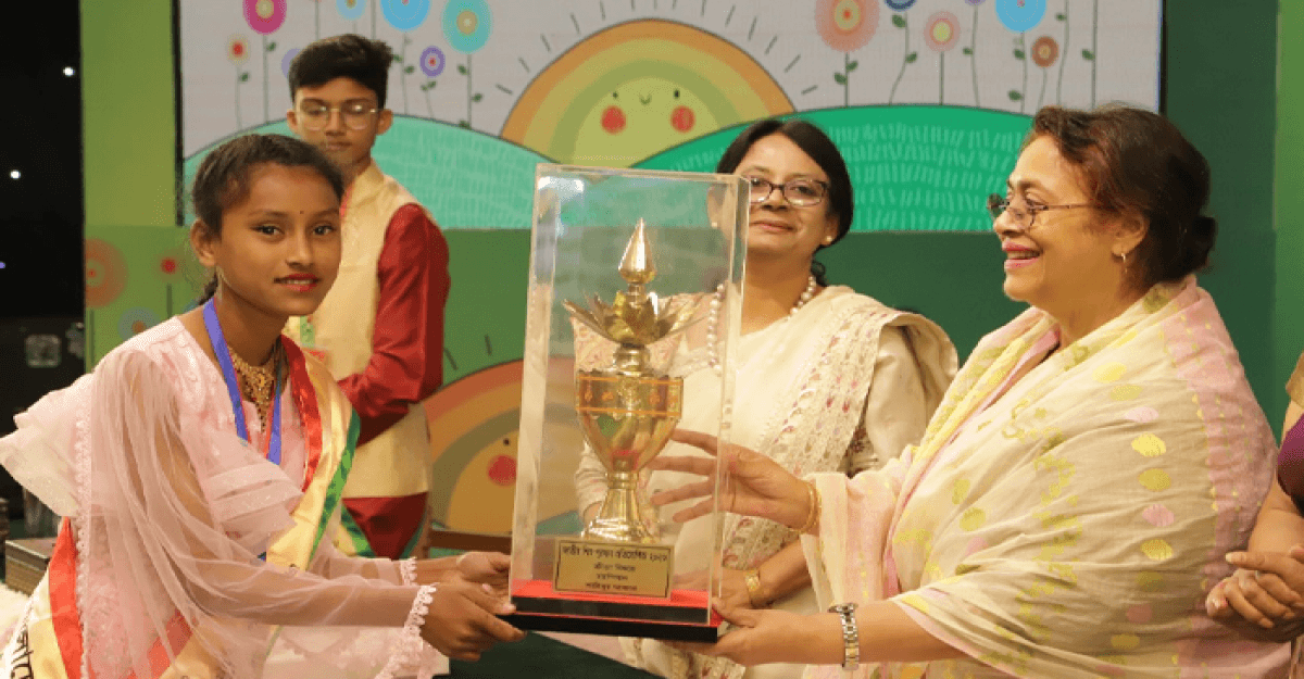 জাতীয় শিশু পুরষ্কার প্রতিযোগিতায় সেরাদের সেরা শাহিনুর আক্তার