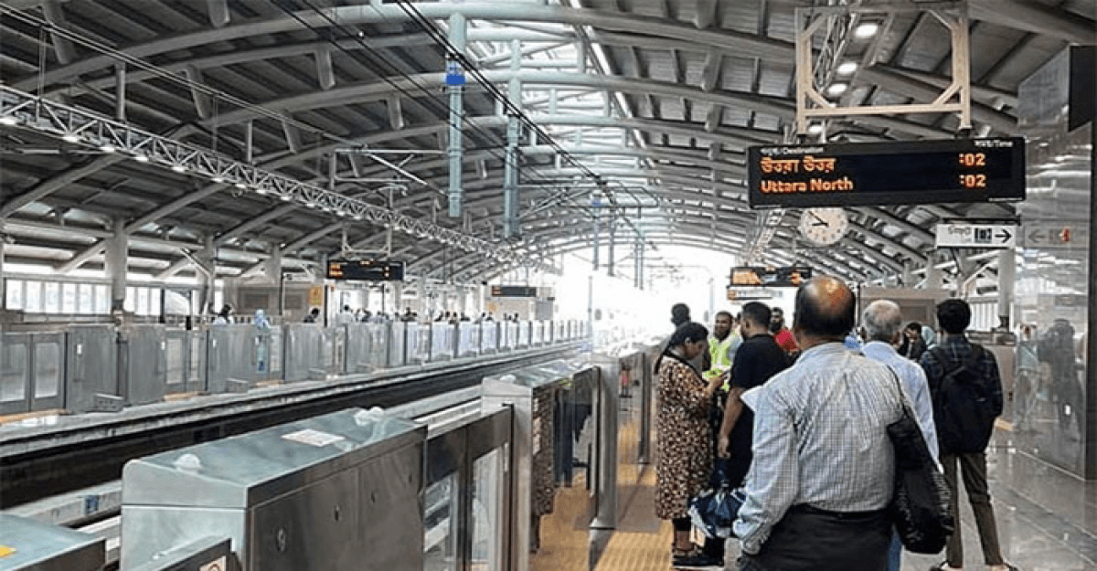মেট্রোরেল চলাচল স্বাভাবিক