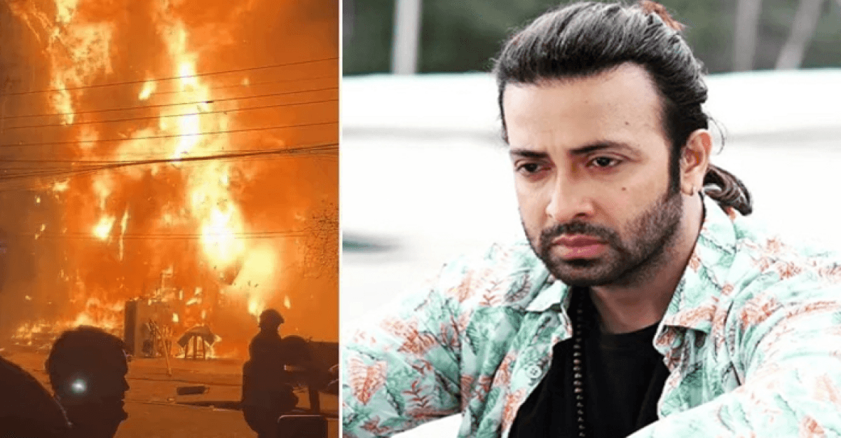 বেইলি রোডে আগুনের ঘটনায় শাকিব খানের শোক