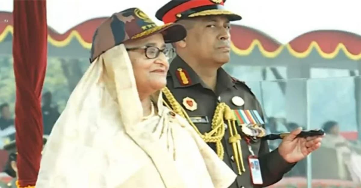 বিজিবি দিবসের অনুষ্ঠানে প্রধানমন্ত্রী