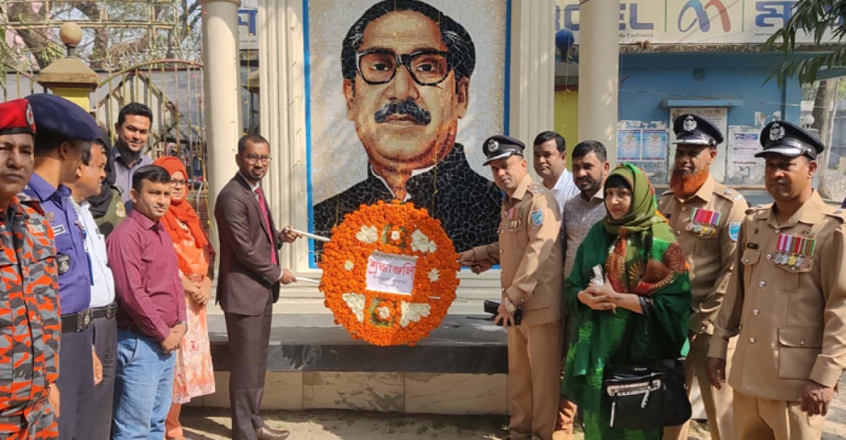 সদরপুরে নানা আয়োজনের মধ্যদিয়ে ঐতিহাসিক ৭ই মার্চ পালিত