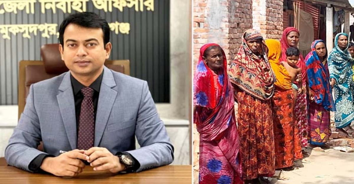 ইউএনও বদলির আদেশ প্রত্যাহারের দাবিতে মানববন্ধন ও বিক্ষোভ সমাবেশ