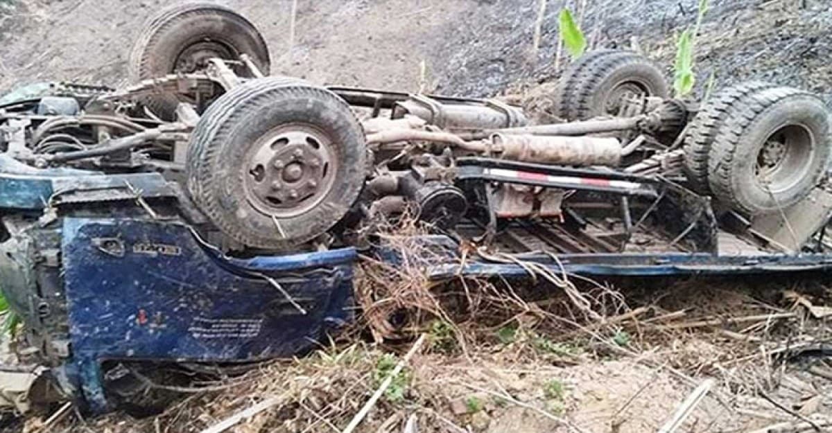 সাজেকে শ্রমিকবাহী ট্রাক খাদে পড়ে প্রাণ গেল ৬ জনের