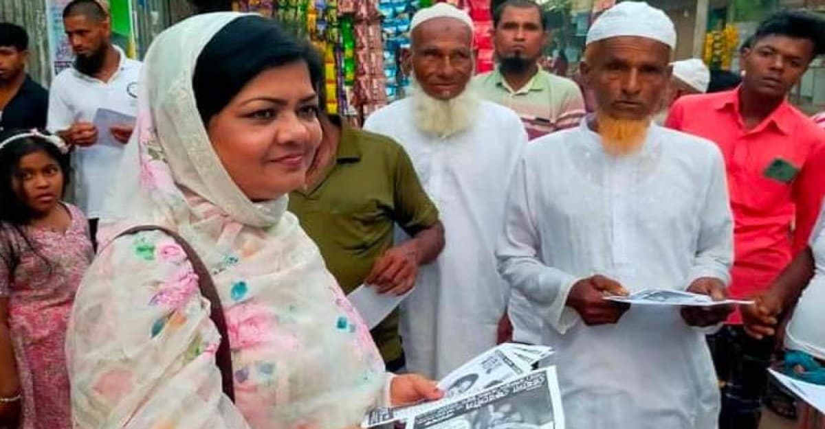 ভোলায় মহিলা ভাইস চেয়ারম্যান পদে আলোচনায় রেহানা ফেরদৌস