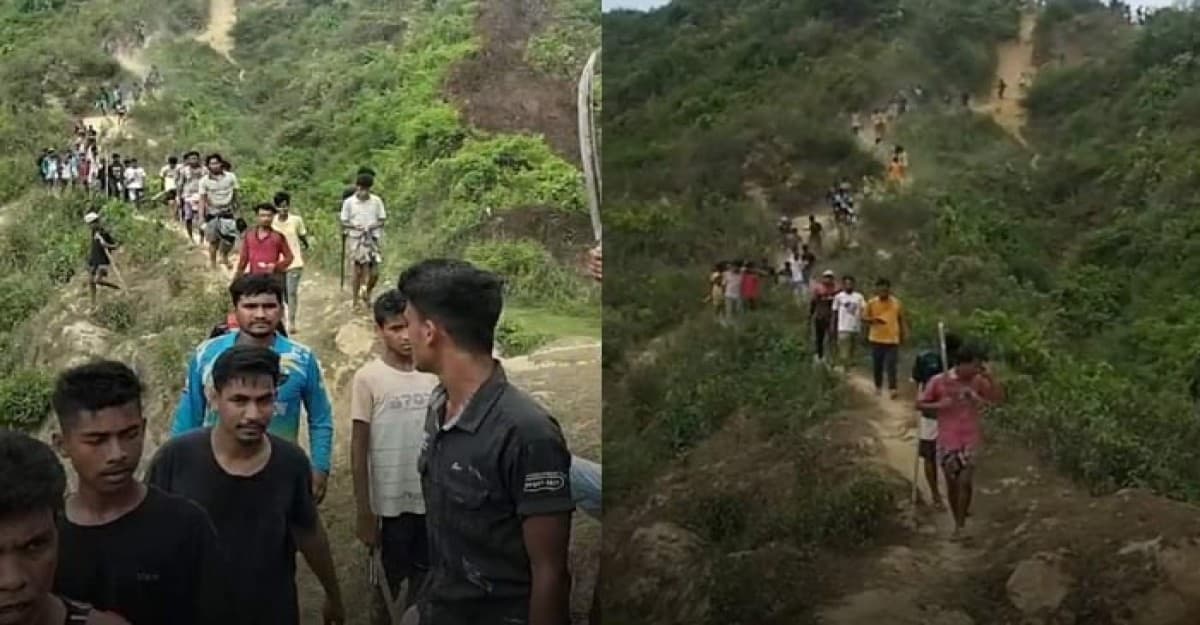 কক্সবাজারের গহীন পাহাড় ঘীরে এলাকাবাসি উদ্ধার করল অপহৃত ৩ জনকে