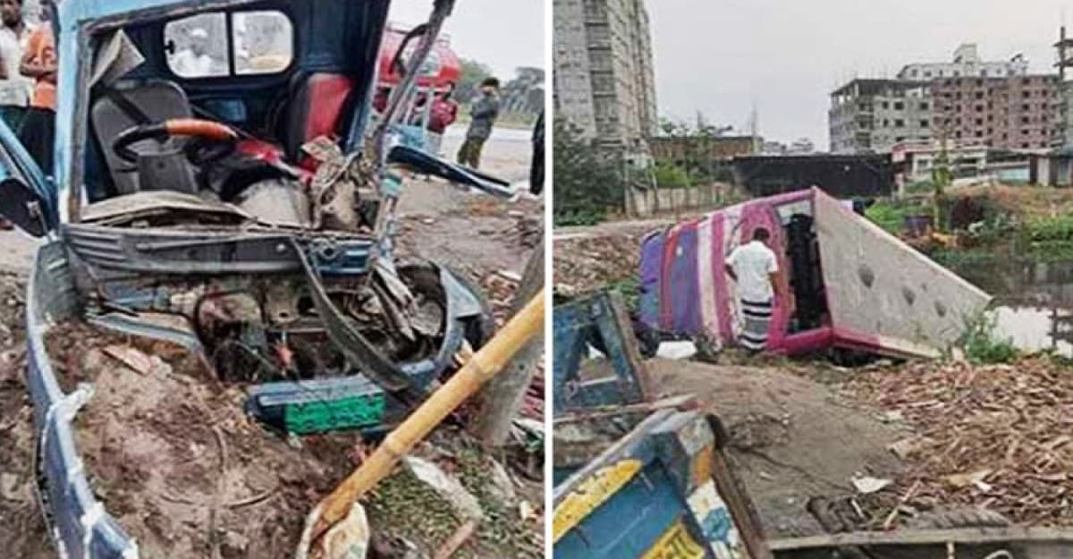 যাত্রাবাড়ীতে বাস-পিকআপ সংঘর্ষে নিহত ২