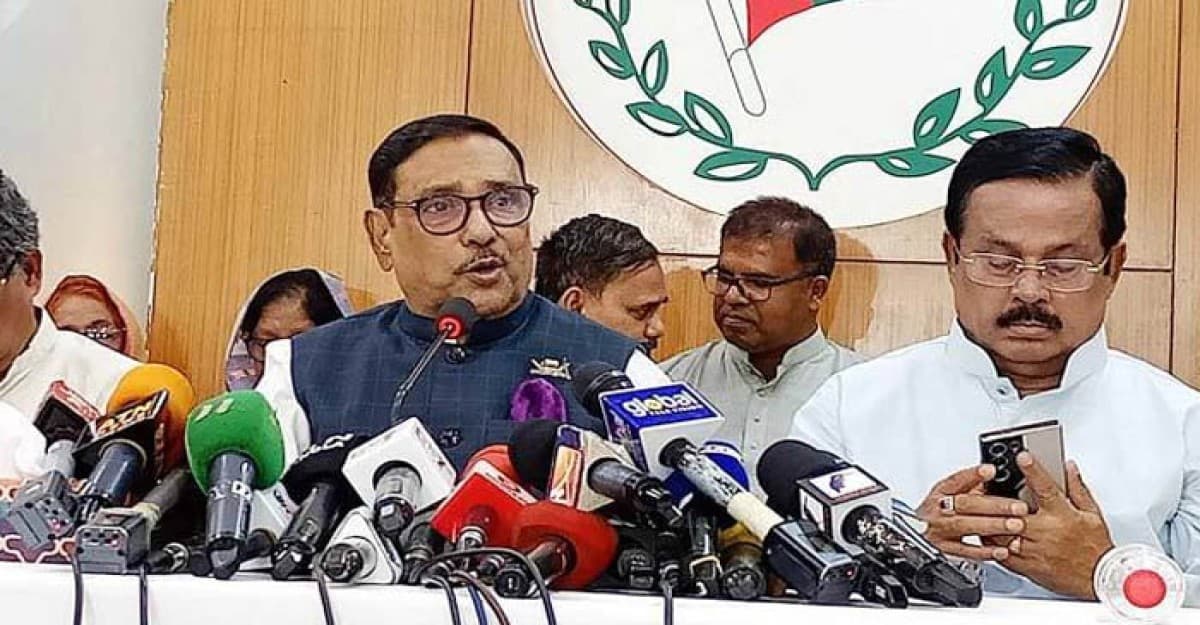 বিএনপি নৈরাজ্য করলে ডাবল শিক্ষা পাবে: ওবায়দুল কাদের