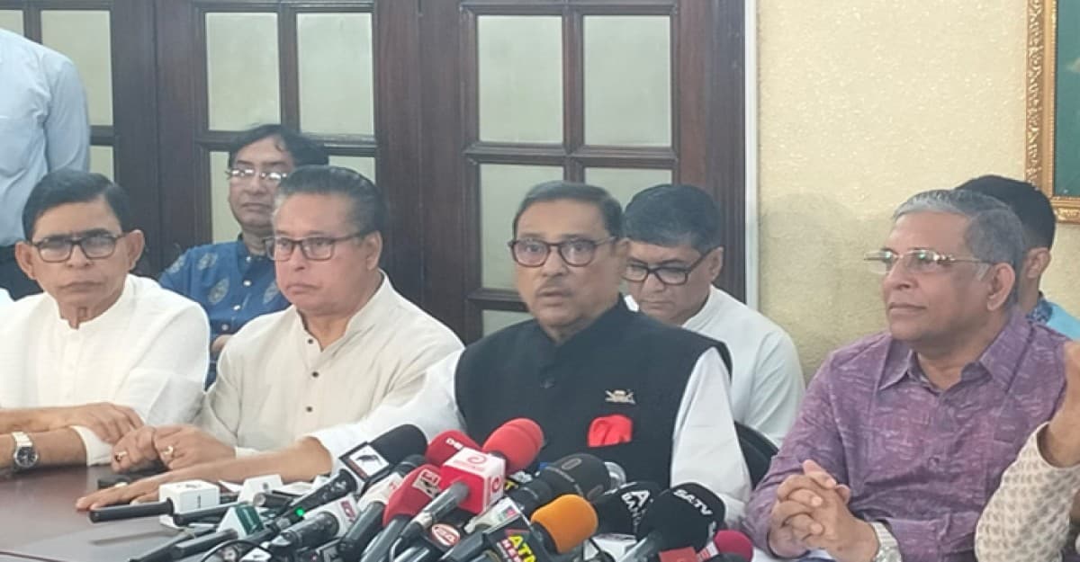 আওয়ামী লীগ পালানোর দল নয়: ওবায়দুল কাদের