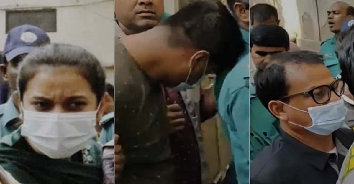এমপি আনার হত্যা: তিন আসামি ৮ দিনের রিমান্ডে