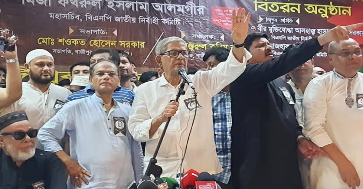 বেনজীরকে সিঙ্গাপুর এয়ারলাইনসে তুলে দিয়েছে সরকার: ফখরুল