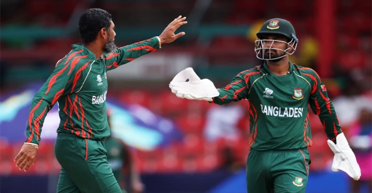 নেদারল্যান্ডসকে হারিয়ে সুপার এইটের পথে বাংলাদেশ