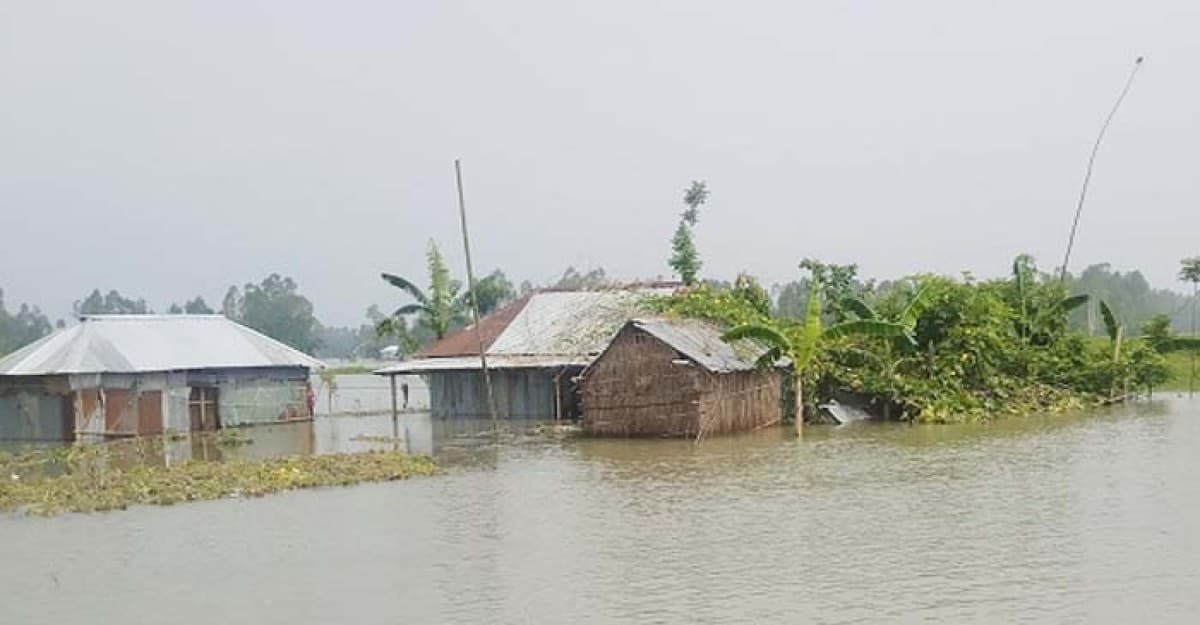 কুড়িগ্রামে ধরলা ও তিস্তার পানি বিপৎসীমার উপরে, নিম্নাঞ্চল প্লাবিত