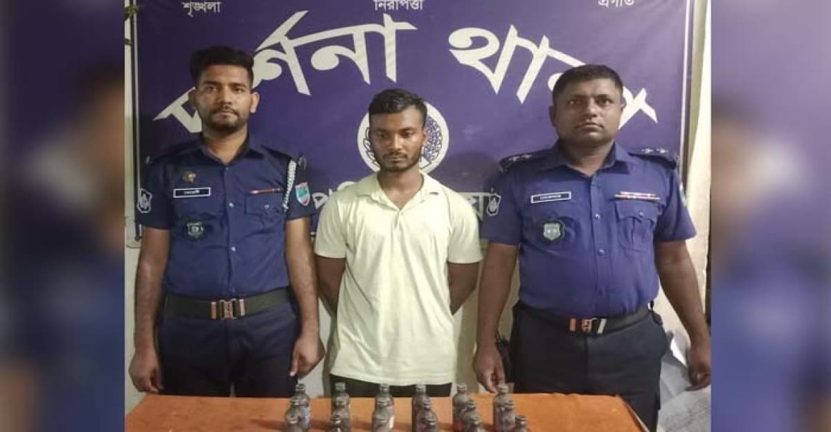 চুয়াডাঙ্গায় ফেনসিডিলসহ আজমপুরের আল আমিন গ্রেফতার
