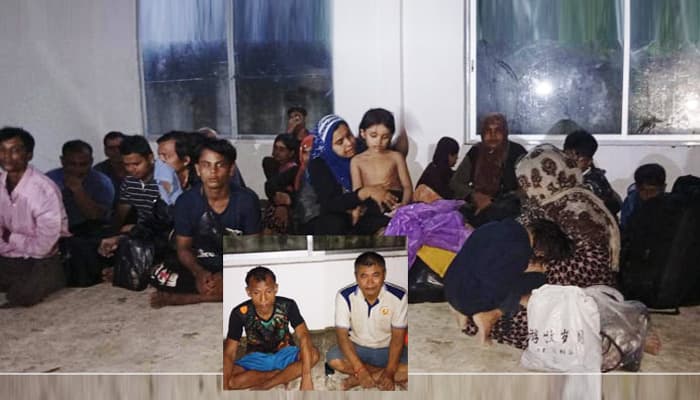 মিয়ানমারের ২ বিজিপি ও ৩১ রোহিঙ্গা বোঝাই সিটওয়েগামি ট্রলার সেন্টমার্টিনে