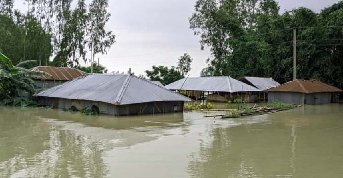 কুড়িগ্রামে আবারও বন্যা পরিস্থিতির অবনতি