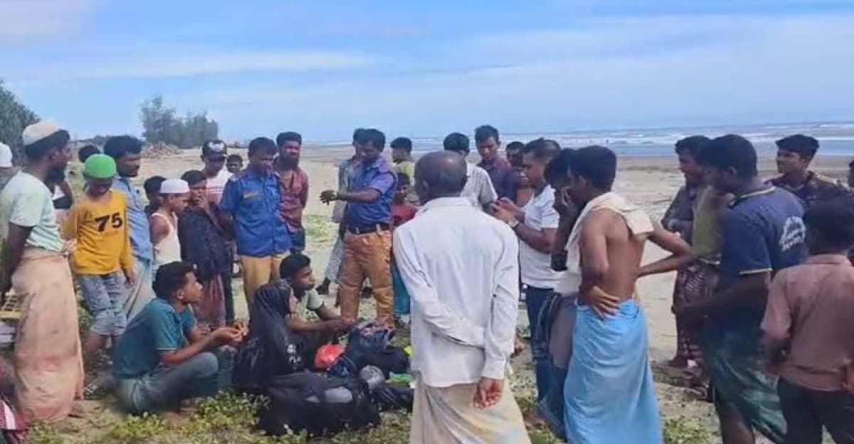টেকনাফে সাগর পথে নারীসহ ৫ রোহিঙ্গার অনুপ্রবেশ
