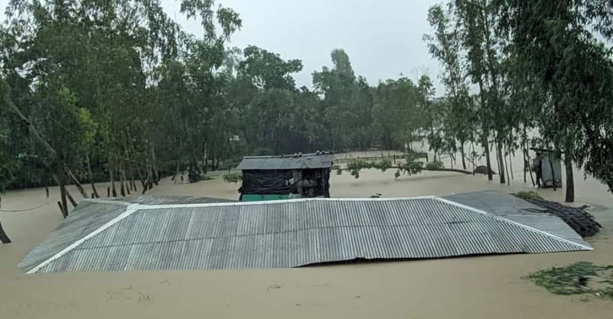 টানা বৃষ্টিতে পেকুয়ায় ১০ গ্রাম প্লাবিত