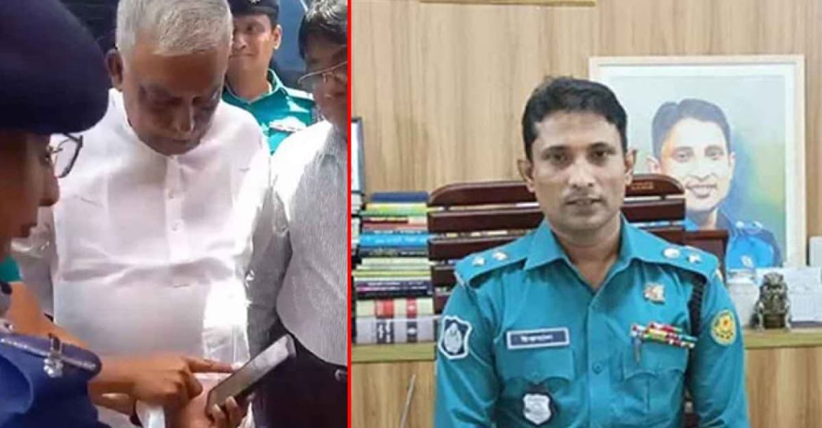 আসাদুজ্জামানকে ভিডিও দেখানো সেই ডিসি পুলিশ হেফাজতে