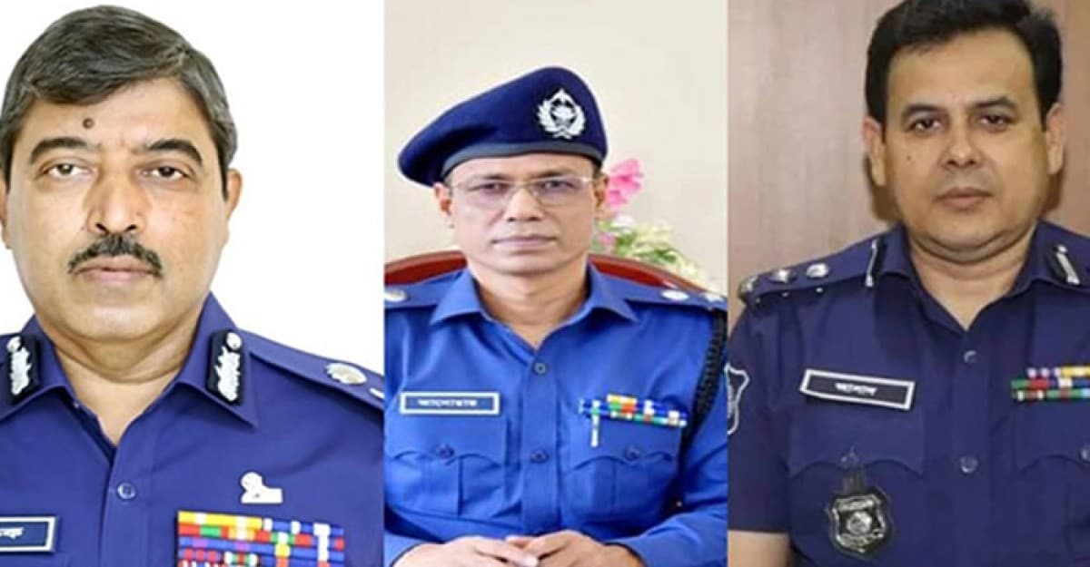 বাধ্যতামূলক অবসরে পুলিশের ৩ ঊর্ধ্বতন কর্মকর্তা
