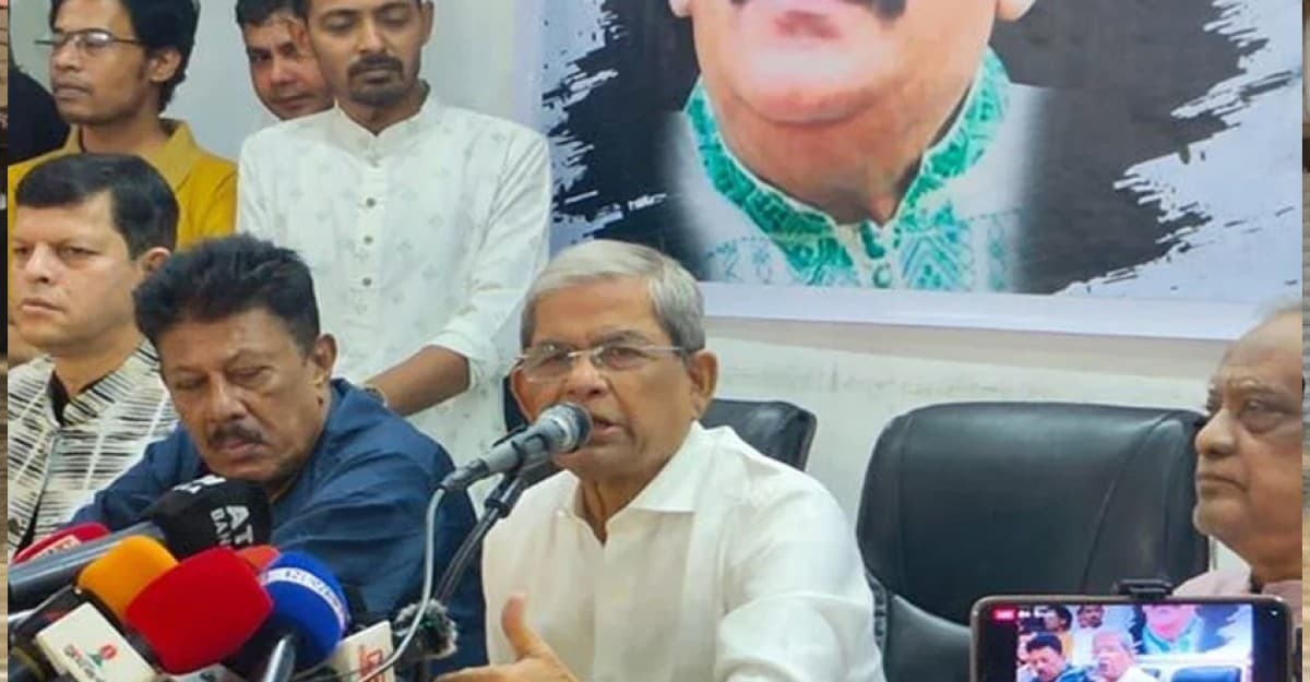 ভারতের বাঁধ খুলে বাংলাদেশ ডুবিয়ে দেওয়া ক্রিমিনাল অফেন্স: ফখরুল