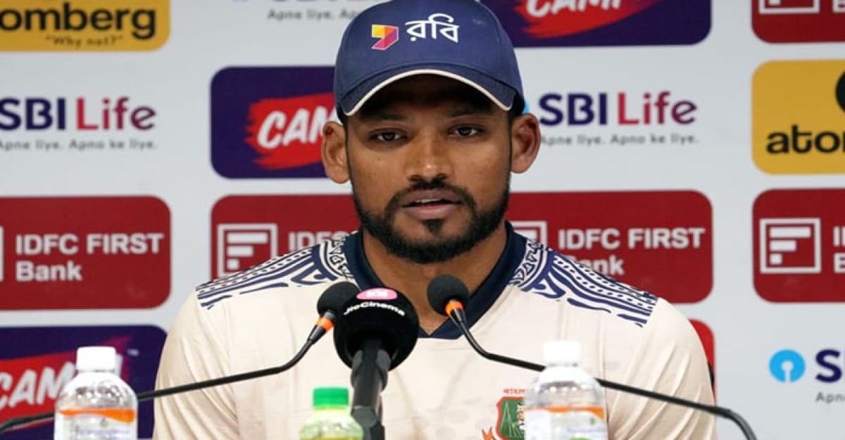 ভারত শক্তিশালী প্রতিপক্ষ হলেও প্রতি ম্যাচেই জয় চান শান্ত