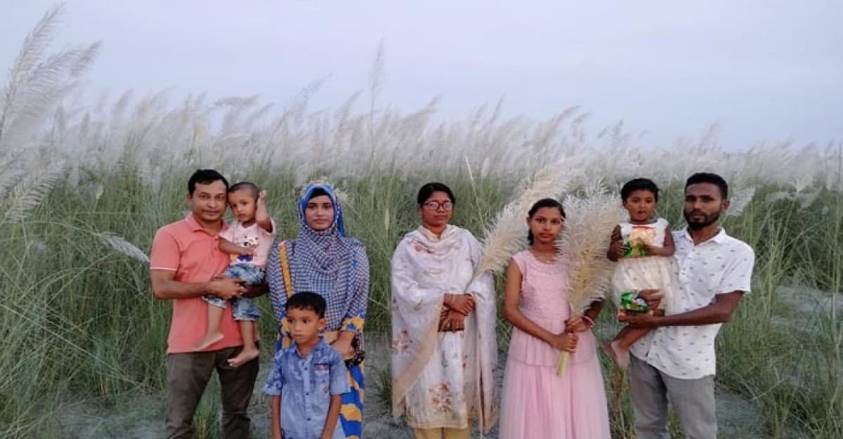 কাশফুলে সেজেছে কুড়িগ্রামের চরাঞ্চল