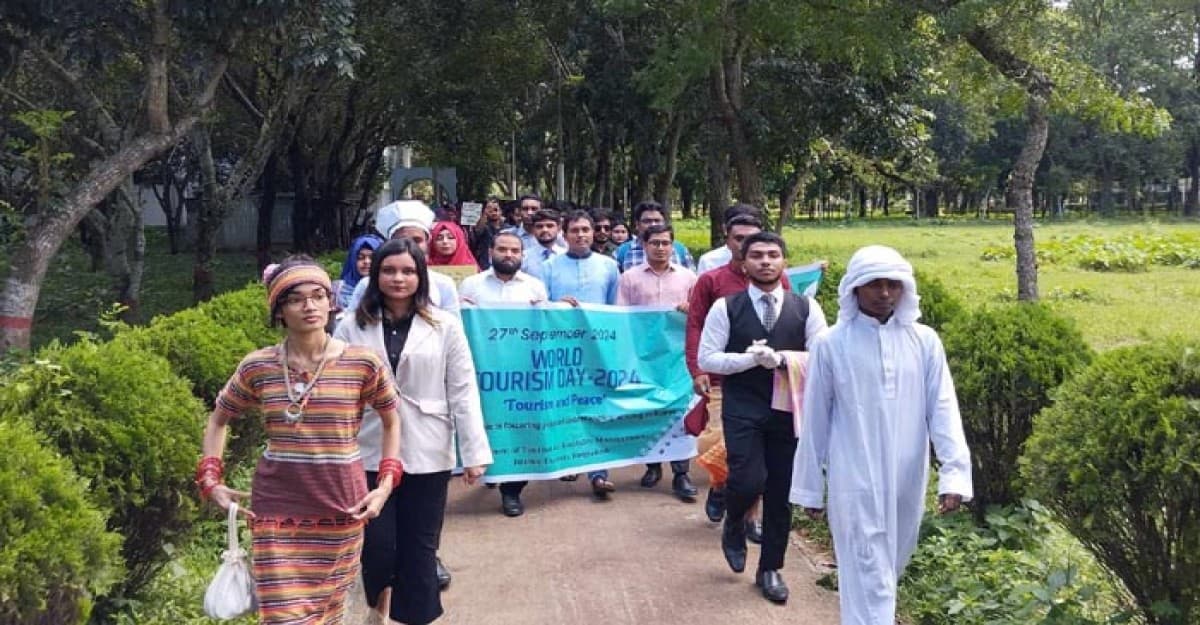 'পর্যটন শান্তির সোপান' স্লোগানে ইবিতে বিশ্ব পর্যটন দিবস পালন