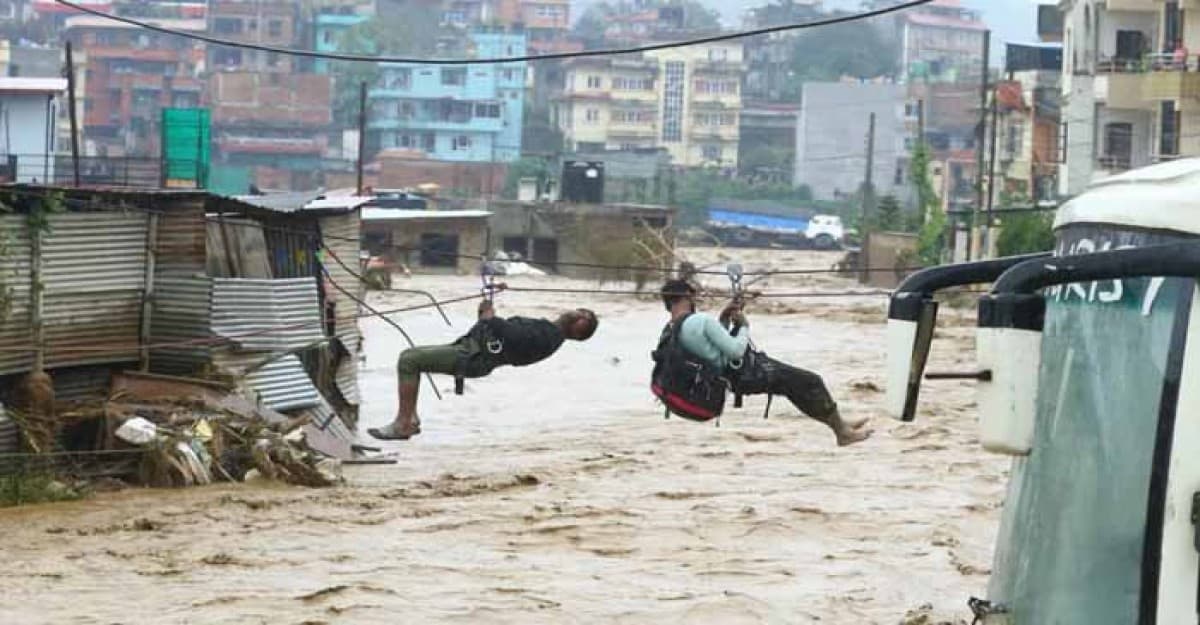 নেপালে বন্যা-ভূমিধসে  নিহত সংখ্যা বেড়ে ১৯৩