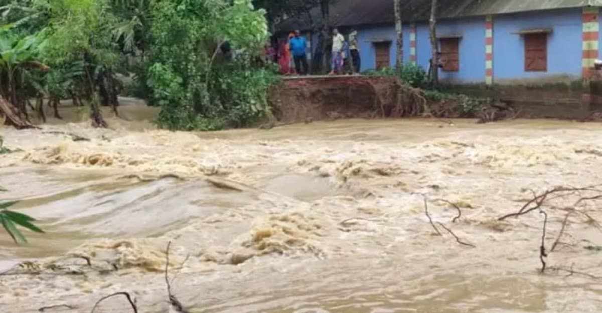 শেরপুরে বন্যা পরিস্থিতির অবনতি, নিহত বেড়ে ৭