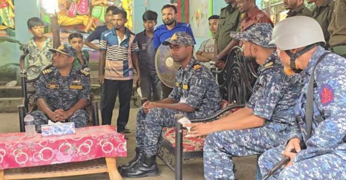 পূজামন্ডপে যেকোন অপতৎপরতা মোকাবেলায় নৌবাহিনী প্রস্তুত