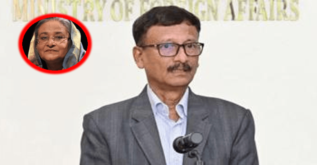 শেখ হাসিনার ‘ট্রাভেল ডকুমেন্ট’নিয়ে যা বললেন পররাষ্ট্র উপদেষ্টা