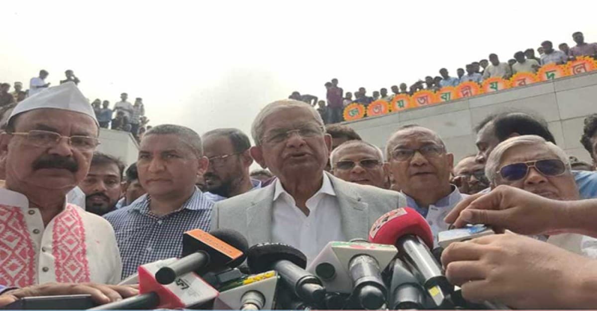 রাষ্ট্রপতি ইস্যুতে হুট করে সিদ্ধান্ত নেওয়া যাবে না: ফখরুল