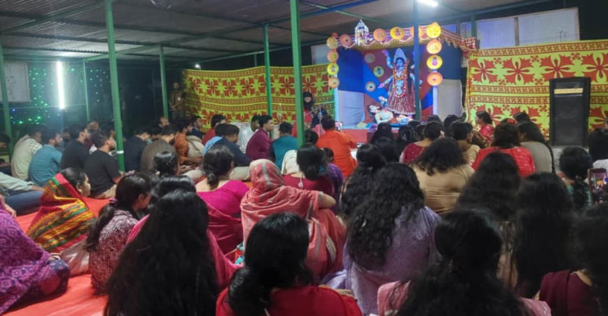 পবিপ্রবিতে সনাতন ধর্মাবলম্বীদের শ্রী শ্রী শ্যামাকালী পূজা ও দীপাবলি উৎসব