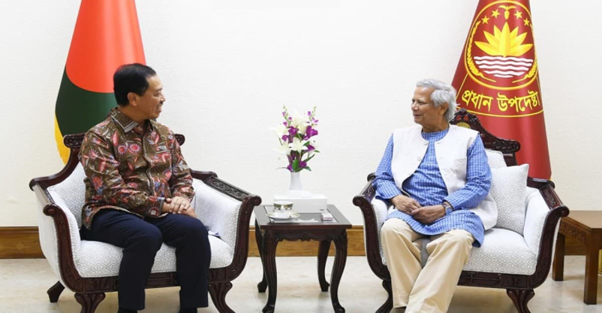 আসিয়ান সদস্য পদ পেতে ইন্দোনেশিয়ার সমর্থন চান প্রধান উপদেষ্টা