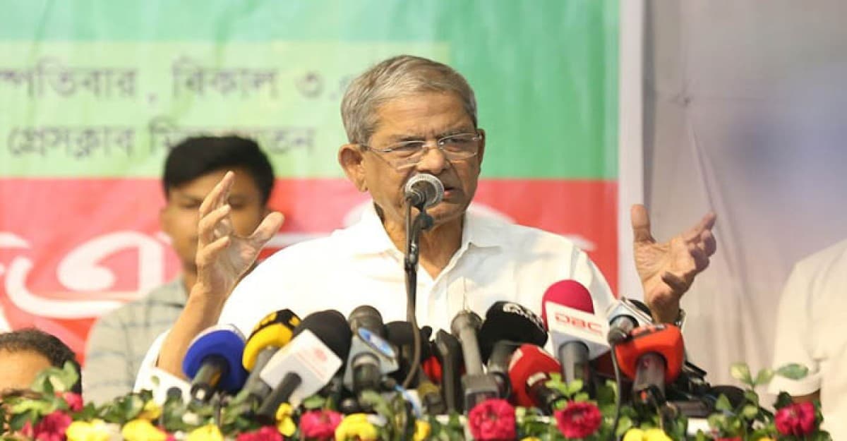 নির্বাচনের দরজা পার হয়ে গণতন্ত্রে যেতে হবে: ফখরুল
