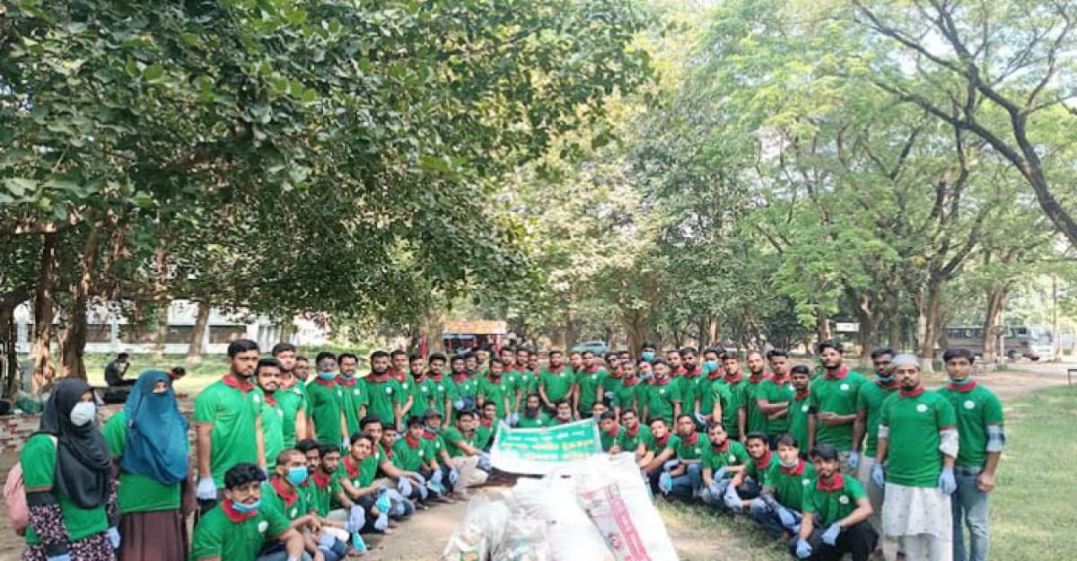 ইবিতে পলিথিন মুক্তকরণ কর্মসূচি