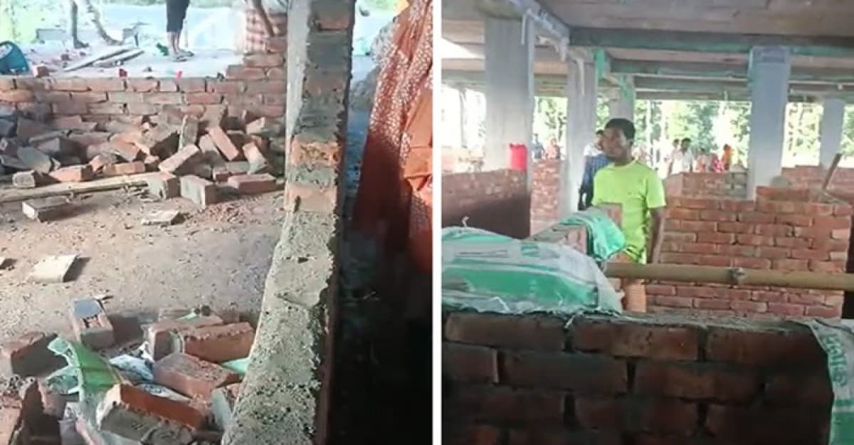 শ্রীপুরে চাঁদার দাবিতে নির্মাণ কাজ বন্ধ, হামলার অভিযোগ