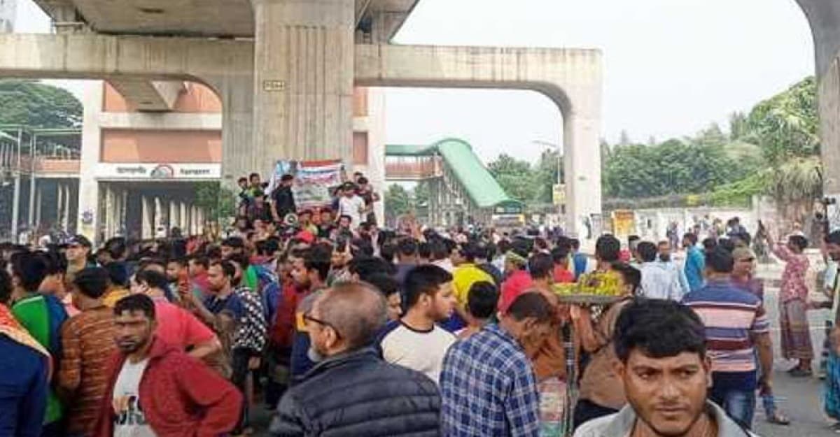আবারও আগারগাঁওয়ে ব্যাটারিচালিত রিকশাচালকদের সড়ক অবরোধ