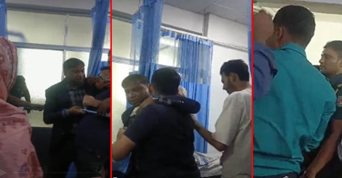 নূর-তানভীরকে দেখেই ক্ষিপ্ত আহত শিক্ষার্থীরা, মুহূর্তেই কিল-ঘুষি