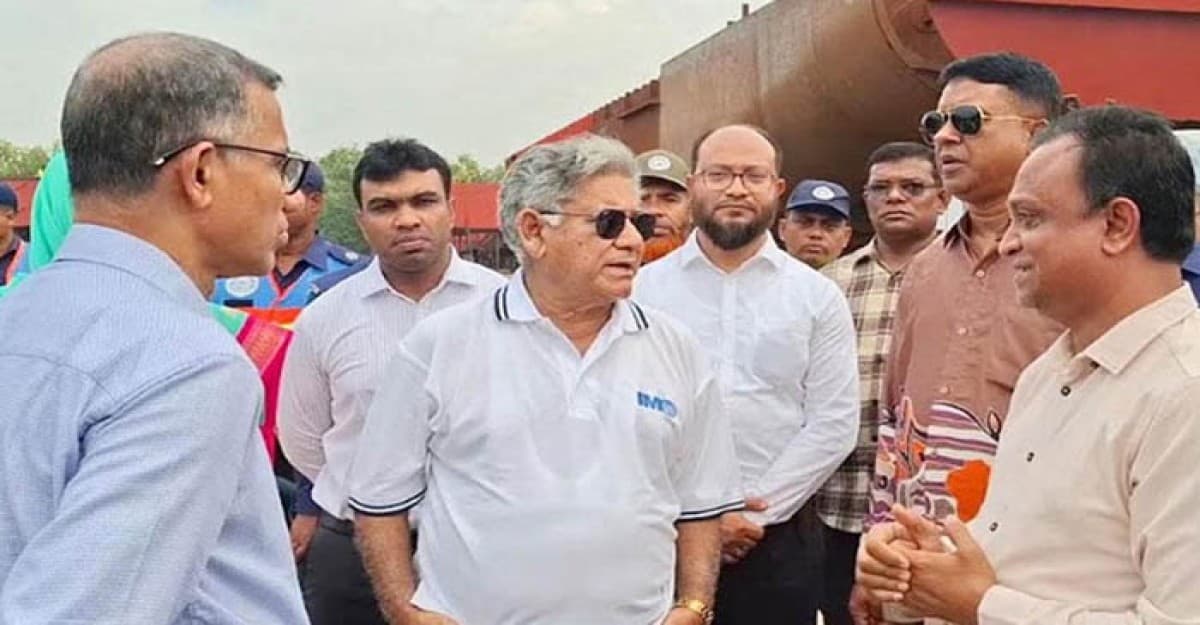 জাহাজ নির্মাণকাজে বাংলাদেশি শ্রমিকদের সক্ষমতা বেড়েছে: নৌপরিবহন উপদেষ্টা